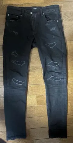 AZUL by MOUSSY ブラック スキニーデニム S