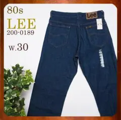 80s デッドストック USA製 Lee 200-0189 デニム ジーンズ