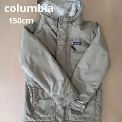 ベージュ フリースライニング 中綿コート