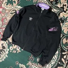 90s アディダス デサント製 トラックジャケット　ブラック　160