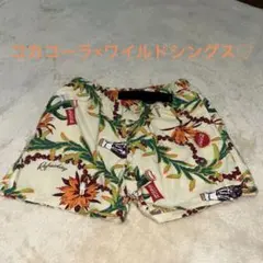 WILD THINGS 花柄ショートパンツ コカ・コーラデザイン