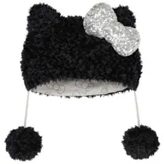 ユニバ キティちゃんファンキャップ 黒