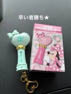 ディズニーストア　ミニーの日　シークレット　キーチェーン　ペンライト
