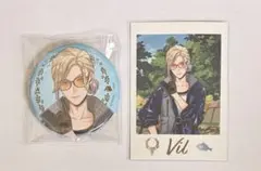 ツイステ展 ツイステッドワンダーランド カード トレカ 缶バッジ ヴィル