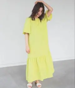 B:MING by BEAMS エコディア シアー チェック ワンピース　Sのサムネイル