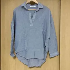 AMERICAN HOLIC ストライプ長袖シャツ Lサイズ