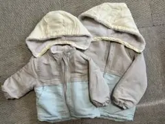 petit main リバーシブル切替ボアジャケット 90 110