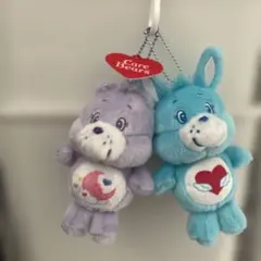 Care Bears ぬいぐるみセット 紫と青
