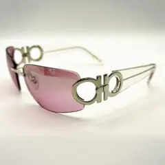 Salvatore Ferragamo リムレス サングラス ガンチーニ Y2Kのサムネイル