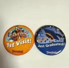ディズニーランド バッジセット 2個
