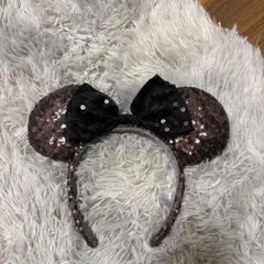 ミッキー耳スパンコールカチューシャ