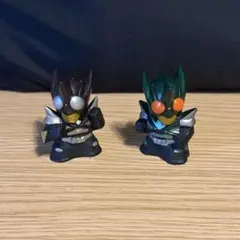 仮面ライダーパンチホッパー＆キックホッパー　指人形　ソフビ