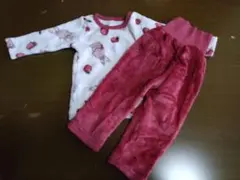 フリースパジャマセット　サイズ80
