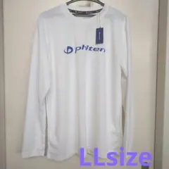 phiten ロンT LLsize　ホワイト✖ブルーロゴ