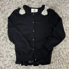 Kaon カオン　パールビジュー付き　カーディガン