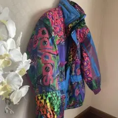 ⚠️激レア80s adidas デサント期ナイロンジャケット　ski jacket