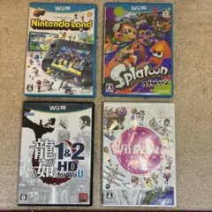 Wii U Wii ゲームソフト 4本セット