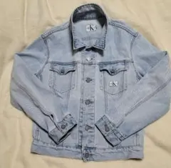 【激ジブ】Calvin Klein CKデニムジャケット Gジャン ライトブルー