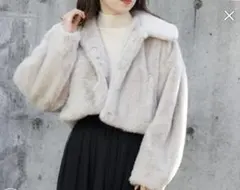 【Chico】ファーショートジャケット　ファーコート