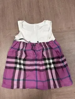 大特価　BURBERRY チェック柄 ノースリーブワンピース