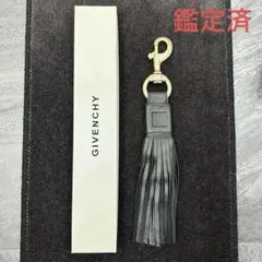 ★鑑定済★GIVENCHY★レザーチャーム★キーリング★キーホルダー★