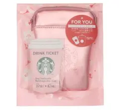 スタバ SAKURA2026スターバックスミニポーチギフトピンク