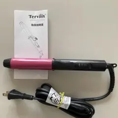 Terviiix カールヘアアイロン ピンク 40W 25mm