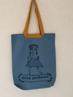 minä perhonen トートバッグ ブルーのサムネイル