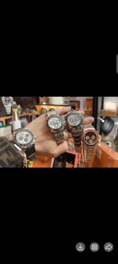 rolex クロノグラフ 自動巻き腕時計 4本セット