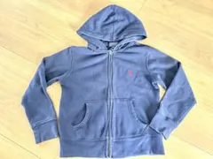 Polo ネイビー フード付きパーカーS（８）