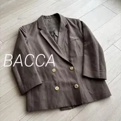 トゥモローランド BACCA リネン&ウール テーラードジャケット ブラウンのサムネイル