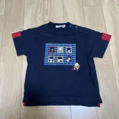 familiar ファミリア くま 犬 アップリケ Tシャツ 90 - メルカリ