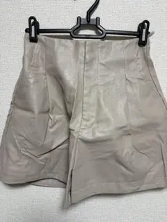 GRLレザーショートパンツ