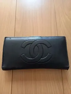 CHANEL シャネル 長財布 ココマーク ブラック