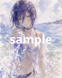 チェンソーマン　レゼ　2枚セット　ファンアート