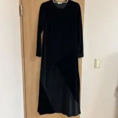 ¡Que Chachi?! ブラックベルベットワンピース