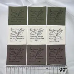 ハンドメイド 布タグ✳️99