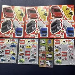 トミカ　電車　シール　６枚
