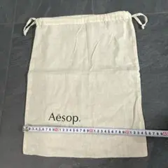 【未使用】Aesop イソップ　保存袋　巾着袋　大きいサイズ