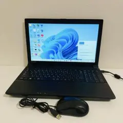Y363 富士通ノートパソコンSSD256メモリ8G高速Win11オフィス付き