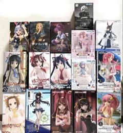 美少女フィギュア まとめ売り けいおん ダンジョン飯 ごちうさ 16点セット ❹のサムネイル
