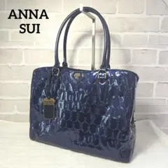 cd7 ANNA SUI アナスイ トートバッグ 牛革 ピンク バタフライ - メルカリ