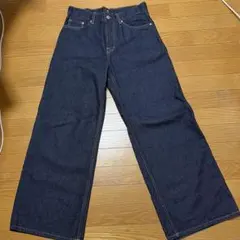 H&M ワイドデニムパンツ インディゴ 28/30