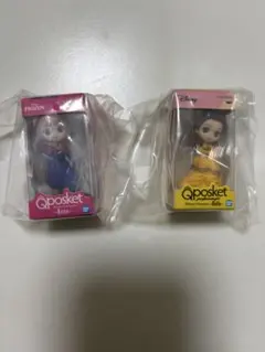 Disney Q posket ミニチュアコレクション2 ベル　アナ　ガチャ