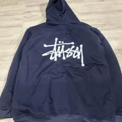 ネイビー フルジップパーカー　Lサイズ　パロディ商品になります