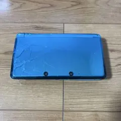 任天堂 3DS本体 アクアブルー本体 痛み有り液晶割れのジャンク品