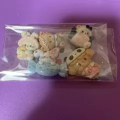 キャラクター型デコレーションパーツ5個セット