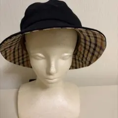 DAKS ハット ブラック チェック柄のサムネイル
