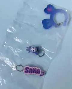 TWICE LOVELYS アクリルカラビナフロッキーマスコット　サナ