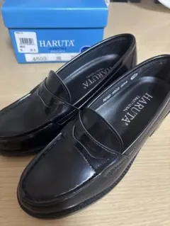 HARUTA ヒールアップローファー 22.5センチ